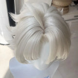 [Styled] Wuthering Waves LINGYANG Cosplay Wig Unisex 90cm Long Hair Warm Silver White Wig Cosplay Anime Cosplay Wigs
