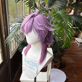 [Styled Wig]Durin Cosplay Wig Game Genshin Impact Women Purple Fluffy Wolf Tail Hair Anime Halloween Party Synthetic Cosplay Wig