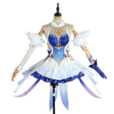 Odette Cosplay Costume Game Genshin Impact Full Set Anime Women White And Blue Dress Outfit For Comic Con Halloween Party XS-2XL