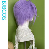 [Styled Wig]Julius Juukulius Cosplay Wig Anime Re:Zero Women Man Short Purple 35CM Hair For Halloween Comicon Party Adult Wig
