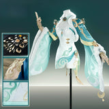 Genshin Impact Cosplay costume featuring White Horse Immortal and Zi Bai Halloween Uniform Carnival Party Play Role Clothes