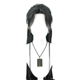 [Styled Wig]Vintage Hanfu Men's Clear and Cold Sensation Versatile COS Front Lace Three Pointed Wig Set