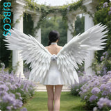 Electric Wings Cosplay Custom Anime Women Foldable White Versatile Pearl Cotton Angel Wings Cosplay Halloween Carnival Prop