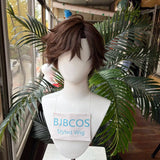 [Styled Wig]Jumin Han Cosplay Wig Game Anime Woman Man Dark Brown Short Hair For Halloween Party Heat Resistant Synthetic Wigs