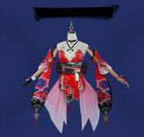 Sparkle Game Cosplay Costumes Honkai: Star Rail  Full Set【S-3XL】 Mask Women Role Play Outfit Halloween Red Carnival Dress