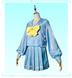 Spot Goods Game NEEDY GIRL OVERDOSE Kangel Cosplay Super Ten-chan‌ Costume Full Set Of Clothing Sailor Suit Jk Uniform Skirts