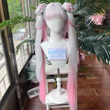 [Styled Wig]Wuthering Waves Jinhsi Cosplay Wig Peach Blossom Splash Jinhsi Hsi Cosplay Wig For Hallowmas Party  Party Play Role