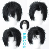 [Styled Wig]Universal magnetic suction bangs, detachable and replaceable short hair COS style wig cover