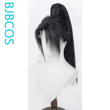[Styled Wig]Beauty's pointed ancient style Hanfu round neck robe, young man's tall ponytail, cosplay wig