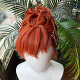 [Styled Wig]Kotone Shiomi Cosplay Wig Game Persona Portable P3P Women Red Brown Hair Heat Resistant Synthetic For Halloween