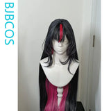 [Styled Wig]‌Shinku Cosplay Wig Game Neverness To Everness Women Black Mixed Purple Long Hair 88CM For Hallowmas Comicon Party