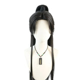 [Styled Wig]Antique style young man small lace Xie Lian COS wig cover versatile half tied ponytail