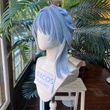 [Styled Wig]‌Odette Cosplay Wig Game Genshin Impact Light Blue Hair For Women Anime Game Con Props Role Play Gift Halloween