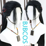 [Styled Wig]WHERE WINDS MEET Female SanGeng Tian Three pointed Hand Hook COS Hairy Girl Style Wig Set（No hair accessories）