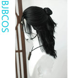 [Styled Wig]WHERE WINDS MEET Wang Qing Lace Front Wig COS hairy girl style wig set