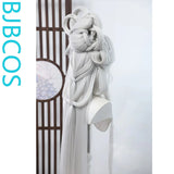 [Styled Wig]Antique style female creative silver white ancient costume goddess Lace Front Wig COS style wig set