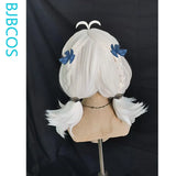 [Styled Wig]‌Dracaene Sunbringer Cosplay Wig Game Zenless Zone Zero ZZZ Women Grey Hair 48CM Anime Halloween Carnival Role Play