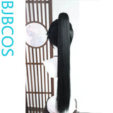 [Styled Wig]Ancient style versatile youth Lang Mo Ran Xiao Ce An high ponytail patch COS wig cover