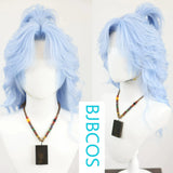 [Styled Wig]Additional Inheritance‌ Wen Xiaohui Lace Front Wig sky blue wolf tail NPC universal styling wig cover