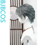 [Styled Wig]Small lace boy haze blue daily COS short hair micro spray fluffy