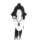 [Styled Wig]WHERE WINDS MEET Cao Jing Guanyin Lace Front Wig COS hairy girl hairstyle wig set