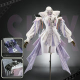 Remielle Dan Cosplay Costume Game Zenless Zone Zero ZZZ Women White And Purple Dress Cosplay Halloween Party Role Play S-XL