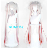[Styled Wig]Sparxie Sweet Dream Radio Cosplay Wig Game HSR Women Twin Tails 98CM Pink Mixed Red Hair Halloween Party Wig