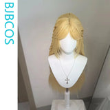[Styled Wig]Cartethyia Cosplay Wig Game Wuthering Waves Women Light Yellow Hair 90CM Halloween Heat Resistant Synthetic Wigs