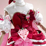 Hyacine Cosplay Costume Game Honkai: Star Rail HSR Women Pink And White Lolita Dress Full Set Halloween Party Role Play Dress
