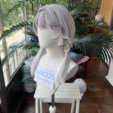 [Styled Wig]Honkai Star Rail Cifera Gray White Long Hair Halloween Carnival Party for Women Girls Carnival Props