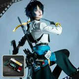 【In Stock】Asaba Harumasa Cosplay Costume Game Zenless Zone Zero ZZZ White And Black Full Set Costumes Anime Halloween Party S-L