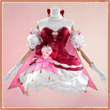 Hyacine Cosplay Costume Game Honkai: Star Rail HSR Women Pink And White Lolita Dress Full Set Halloween Party Role Play Dress