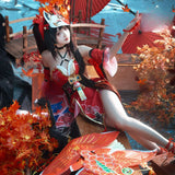 Sparkle Game Cosplay Costumes Honkai: Star Rail  Full Set【S-3XL】 Mask Women Role Play Outfit Halloween Red Carnival Dress