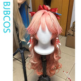 [Styled Wig]‌‌Haruka Cosplay Wig Game Arknights: Endfield Women Mixed Pink Long 100CM Hair For Halloween Carnival Play Role