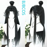 [Styled Wig]Xie Lian Chu Wanning‌ Su Yu Cosplay Lace Front Wig Or Patch Front Wig Long Black Hair Antique Style Versatile NPC