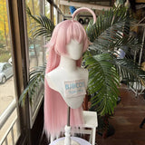 [Styled Wig]Takanashi Hoshino Cosplay Wig Game Blue Archive Women Light Pink Hair Heat Resistant Synthetic Halloween Party Wig