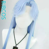 [Styled Wig]Universal lace front wig antique style blue mermaid NPC design creative wig set