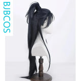 [Styled Wig]Hanfu ancient style men and women pointed cosplay wig against the cold water versatile high ponytail hairstyle
