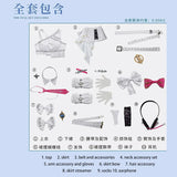 Denia Cosplay Costume Game Wuthering Waves Anime Denia Birthday White Dress Full Set Halloween Cosplays Game Dress Female S-2XL