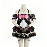 Ace Taffy Cosplay Costume Virtual YouTuber VTuber Japanese-style JK Uniform Cloak Skirt Woman Halloween Christmas Party Suit