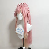 [Styled] WUWA Game Wuthering Waves Aemeath Cosplay Wig 90cm Long Pink Gradient Color Women Wigs Heat Resistant Synthetic Hair
