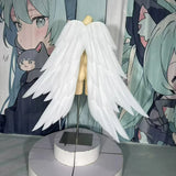HMS Unicorn White Wings Cosplay Costume Women Pearl Cotton Wings Cosplay For Halloween Carnival Fancy Party Prop Decoration