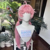 [Styled Wig]‌Encore Wig Game Wuthering Waves Cosplay Wig Women 80CM Pink Cute Long Hair Encore Heat Resistant Wig