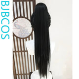 [Styled Wig]Xiao Yan's cosplay wig with high ponytail and antique style, versatile black Lace Front Wig shaped wig cover