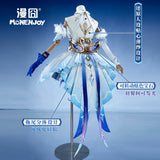 Odette Cosplay Costume Game Genshin Imapct Women White Blue Lolita Ballet Dress Full Set Anime Party Halloween Roleplay Outfit