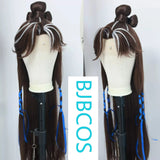 [Styled Wig]Ashes of the Kingdom‌ Zhuge Jin Color blocked Lace Front Wig COS Wig Set