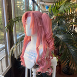 [Styled Wig]Nicole Demara Cosplay Wig Game Zenless Zone Zero ZZZ Woman Long 80CM Mixed Pink Hair For Cosplay Halloween Party Wig