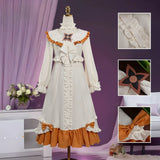Sandrone Cosplay Costume Game Genshin Impact Marionette Sandrone Women Pajamas Long Dress Prop Set Halloween Play Outfit S-2XL