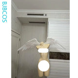 Cupid Cosplay White Wings Anime Cosplay Foldable Versatile Pearl Cotton Angel Devil Lolita Props Halloween Carnival Party Props