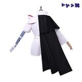 Sapphire Cosplay Costume Anime The Ribbon Hero Man Women Red And White Cloak Combat Suit Headwear Earrings  Role Play XS-3XL